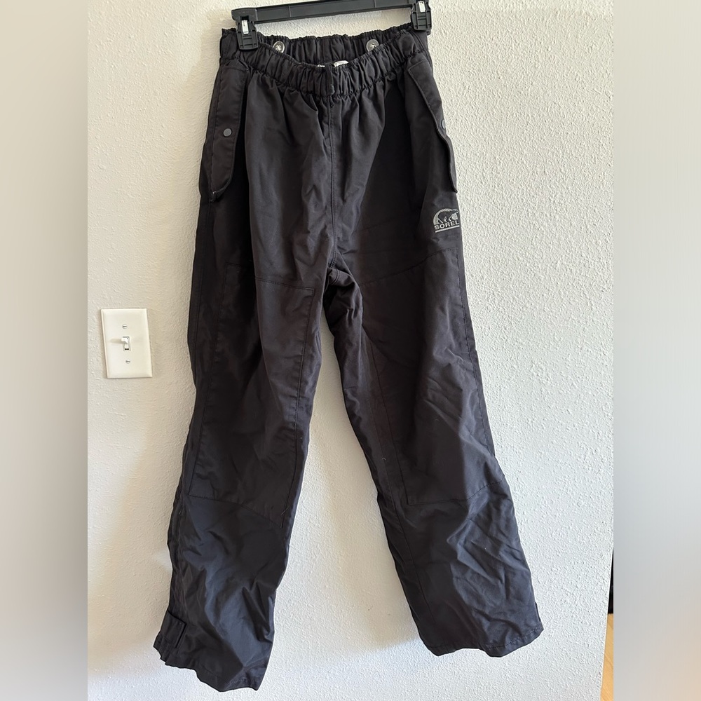 Sorel black snowboard pants size medium shell
